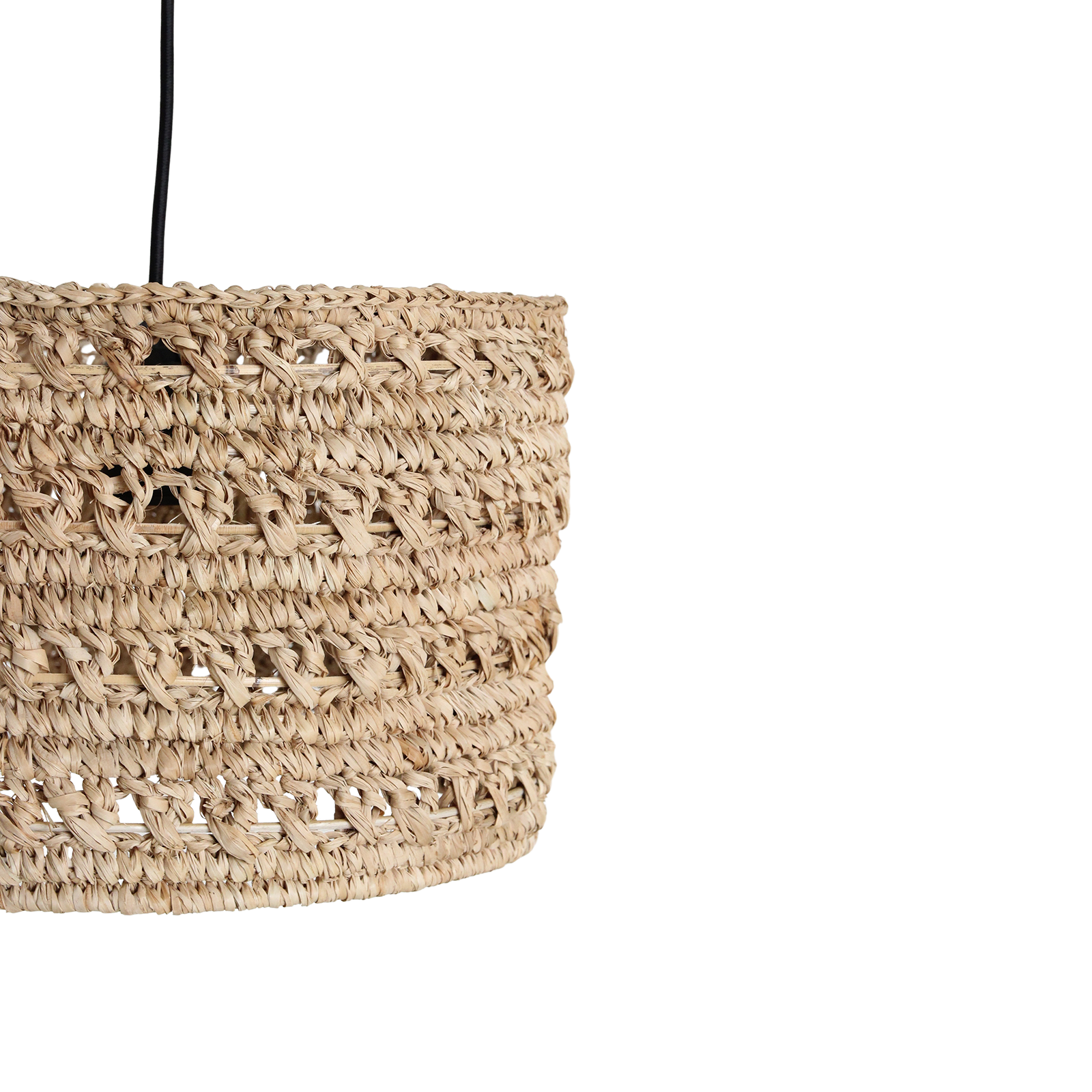 Herba hanglamp van zeegras - Ø 30x20 cm