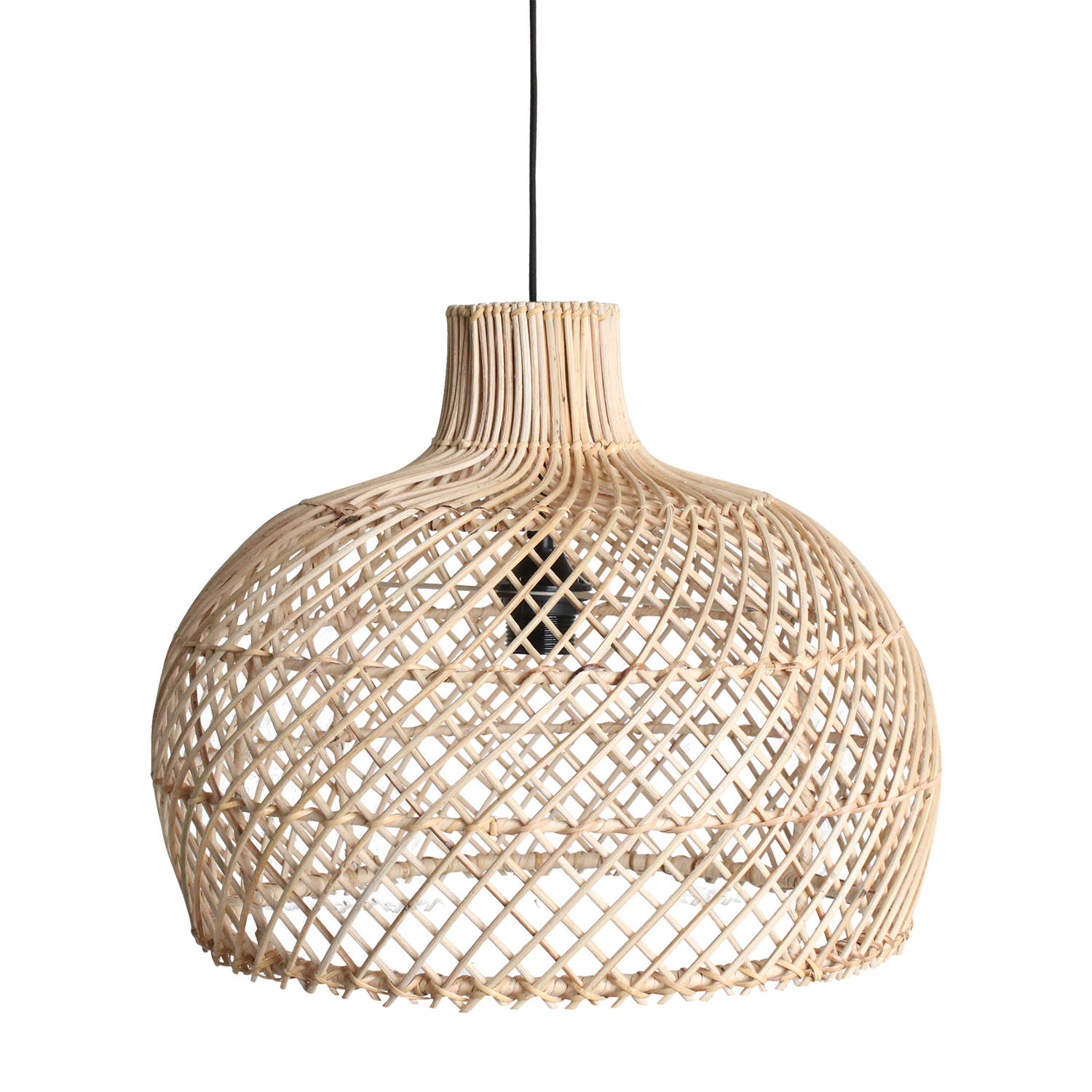 Maze rotan hanglamp naturel - Ø 42x36 cm
