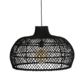 Maze rotan hanglamp zwart - Ø 57x36 cm