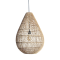 Maze druppel rotan hanglamp naturel - Ø 45x65 cm