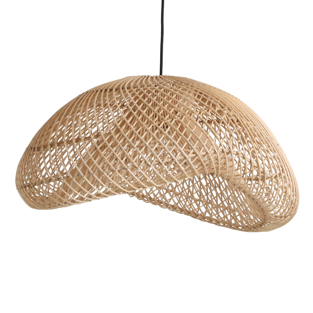 Maze rotan hanglamp organic L -Ø 57x31 cm