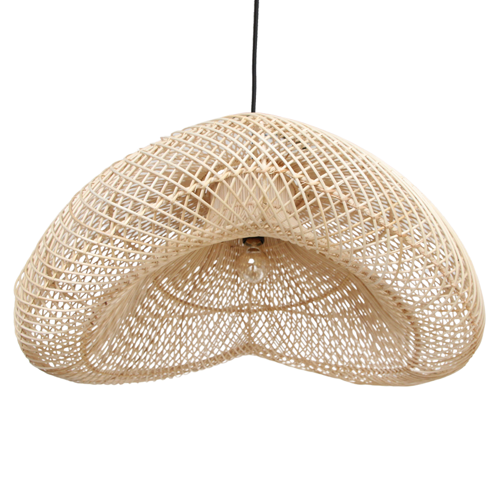 Maze rotan hanglamp organic XL - Ø 75x31 cm