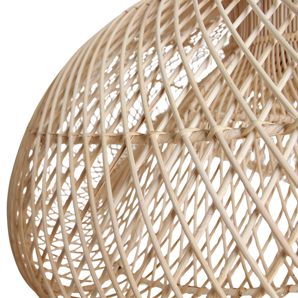 Maze rotan hanglamp organic XL - Ø 75x31 cm