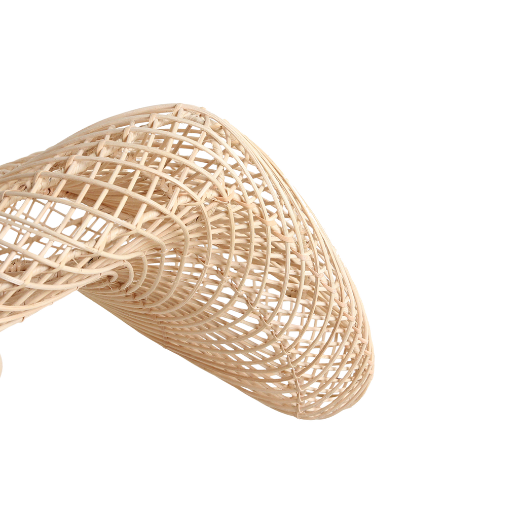 Wave rattan pendant lamp L - Ø 71x26 cm