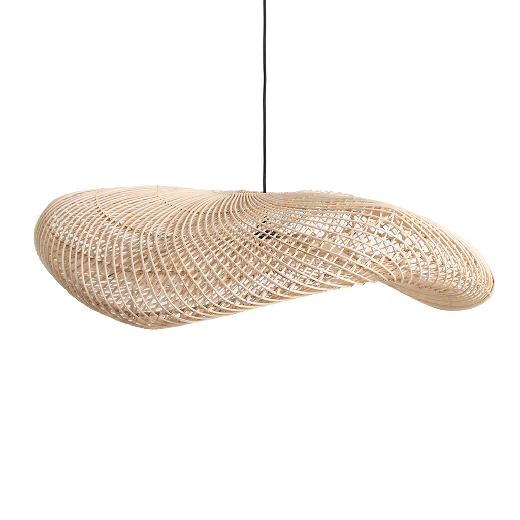 Wave rotan lamp  XXL - Ø115x35 cm