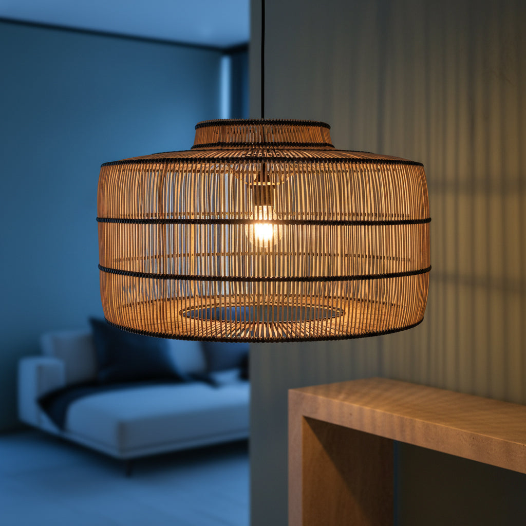 Stella rotan hanglamp - 61x61x36 cm