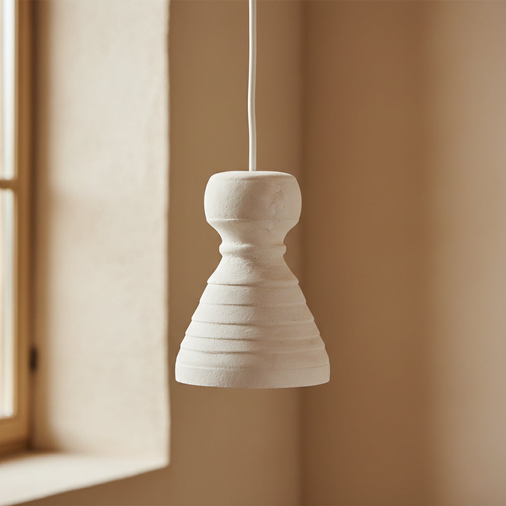 Chalk hanglamp Kanoi - 15x15x20,5 cm