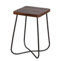 Factory kruk/bijzettafel - FSC-gerecycled hout -29x29x46 cm