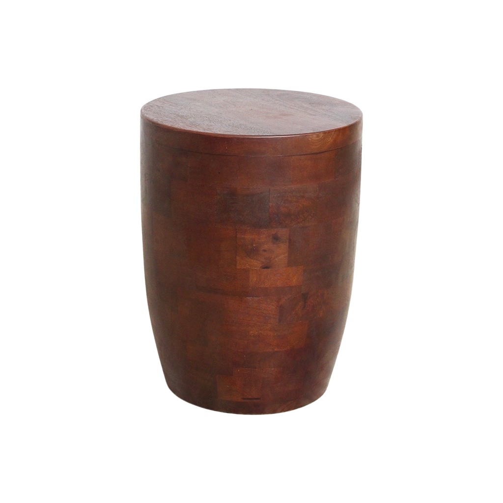 Pacific mangohouten kruk/bijzettafel Tuvalu