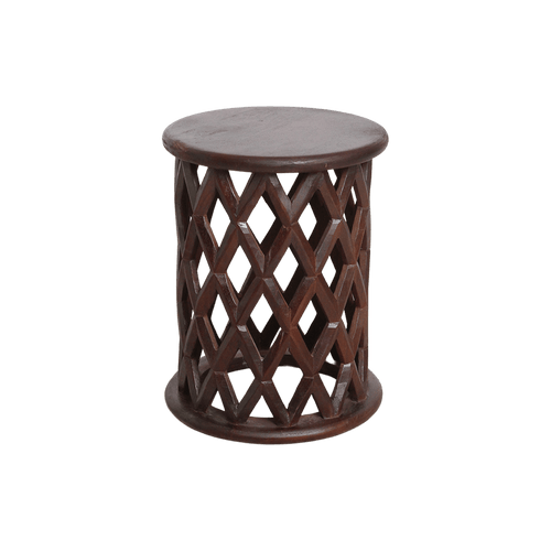 Pacific mangohouten kruk/bijzettafel Palau - Noël Home