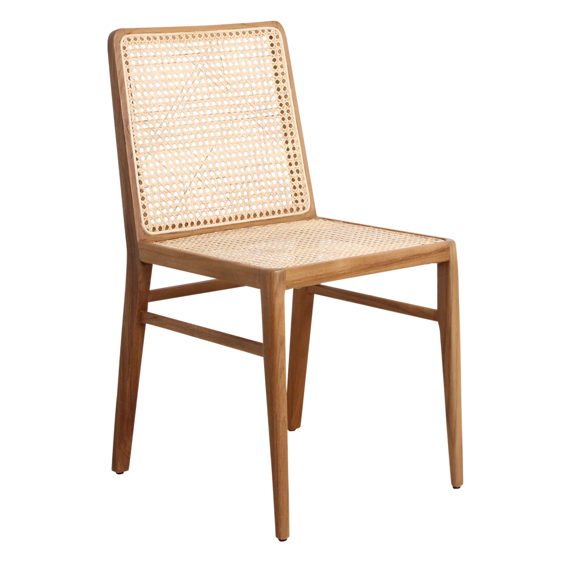Nova teakhouten eetkamerstoel - naturel (set van 2)