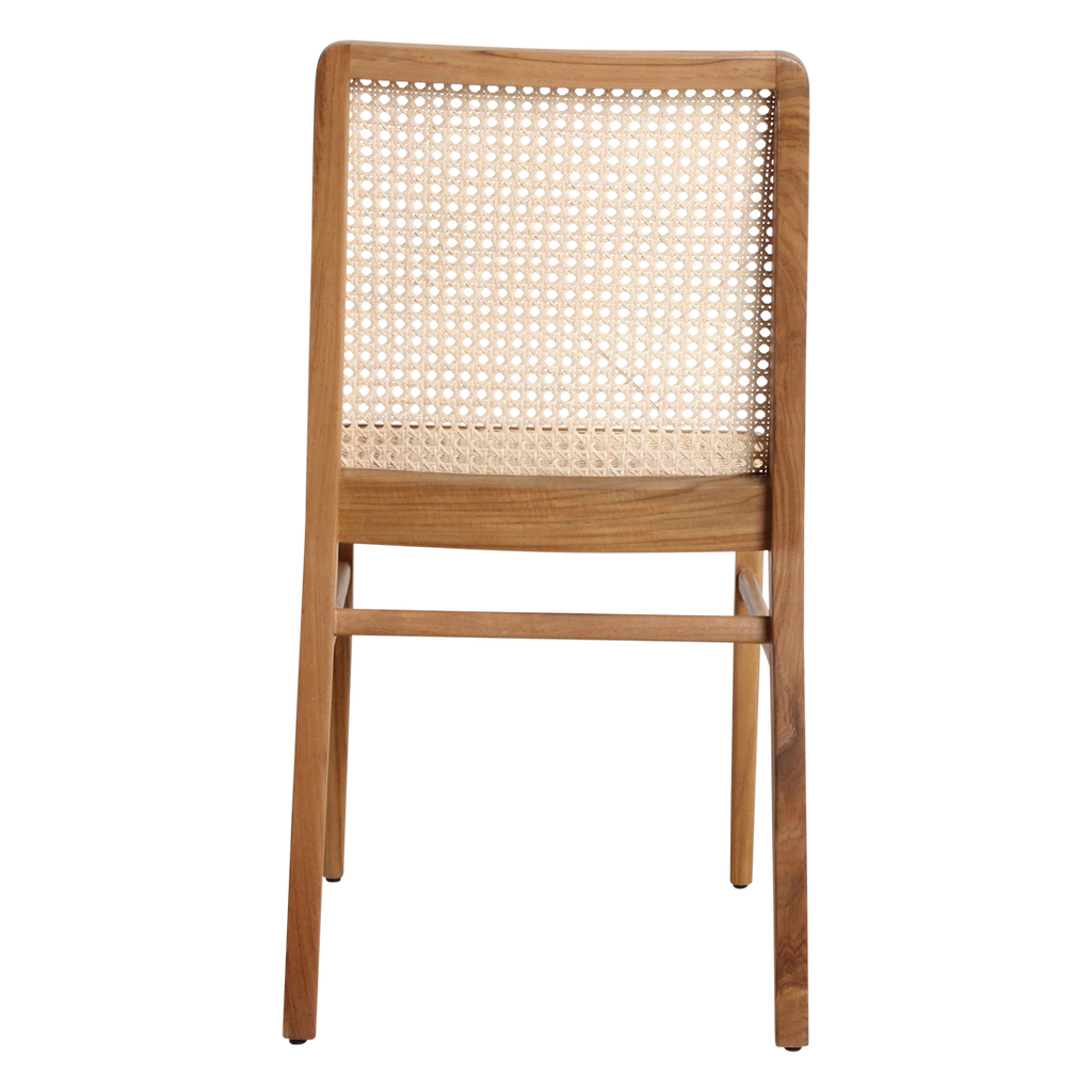 Nova teakhouten eetkamerstoel - naturel (set van 2)