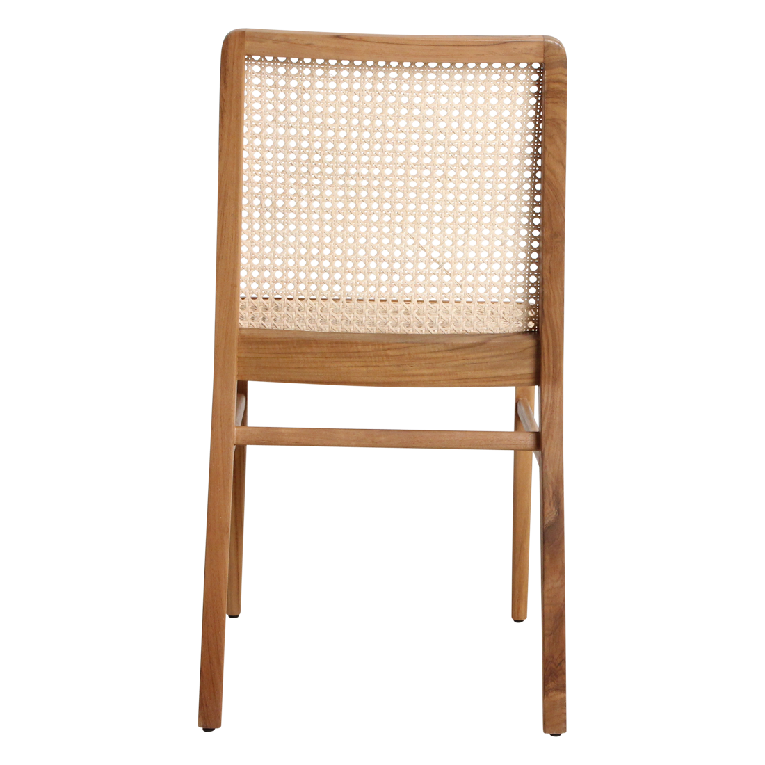 Nova teakhouten eetkamerstoel - naturel (set van 2)