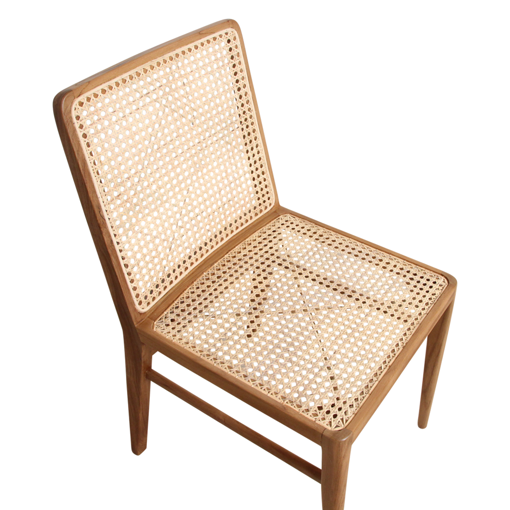 Nova teakhouten eetkamerstoel - naturel (set van 2)