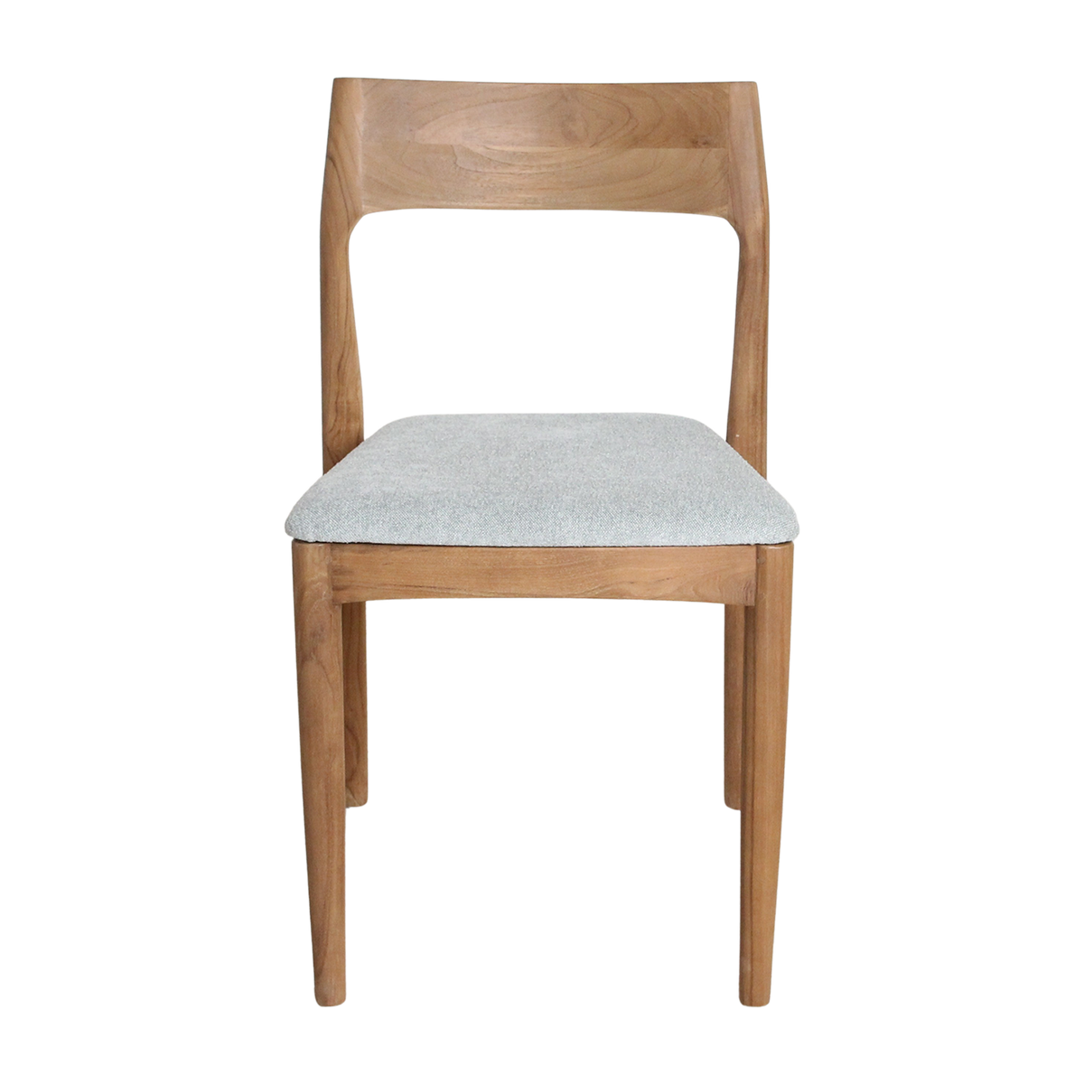 Freya Teak Dining Chair Light Green (Set of 2)