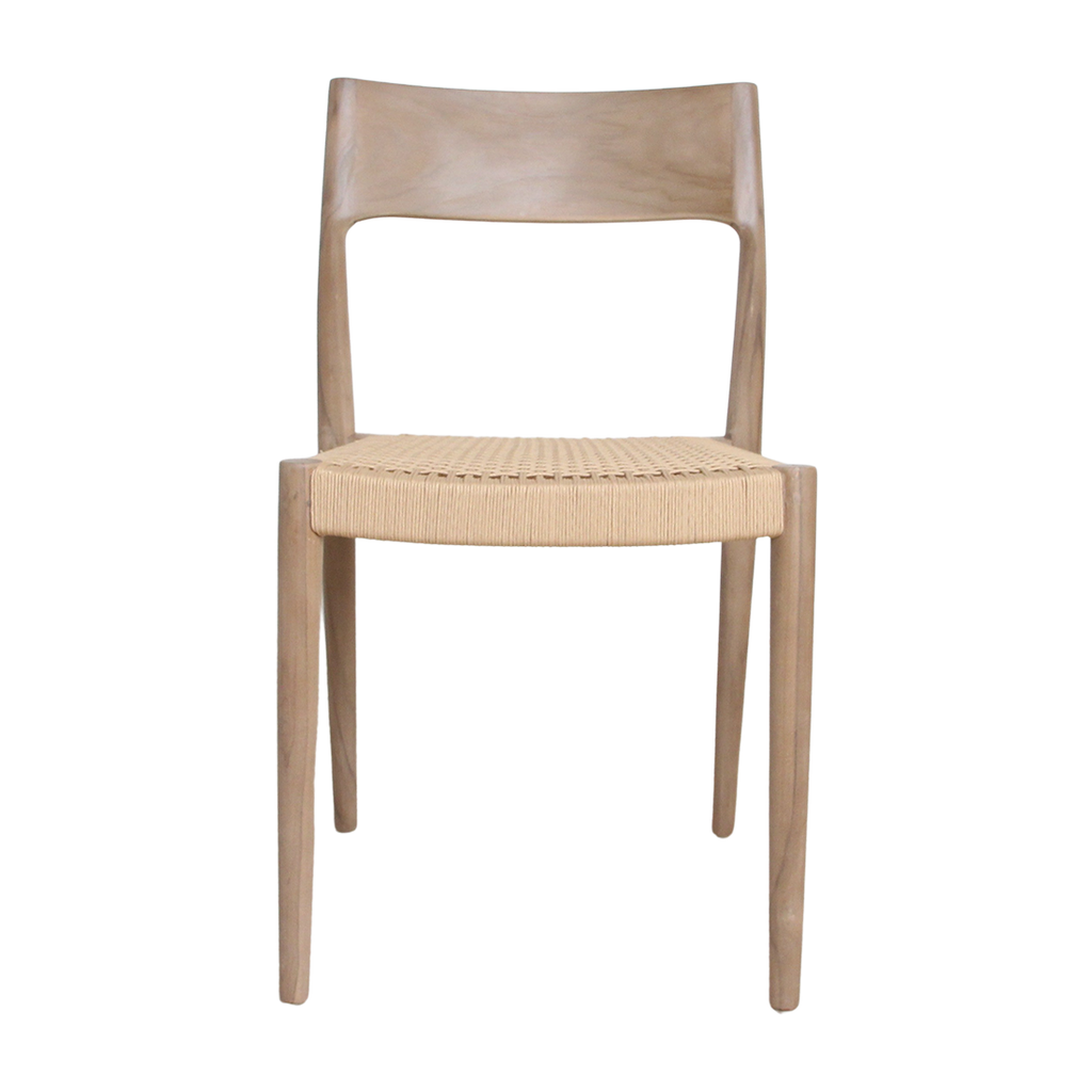 Freya licht teakhouten tuinstoel - Naturel (set van 2)