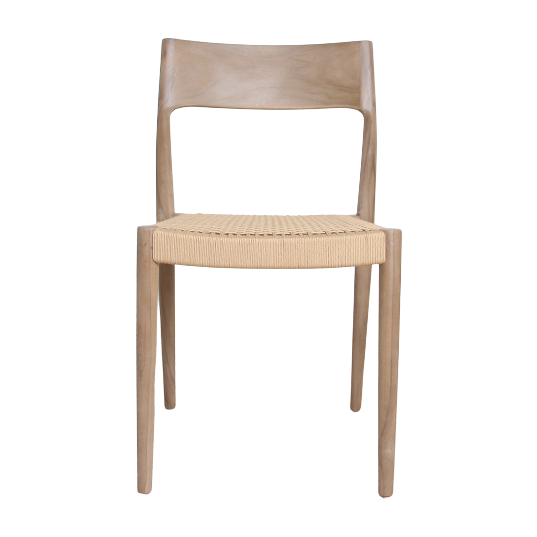 Freya licht teakhouten tuinstoel - Naturel (set van 2)