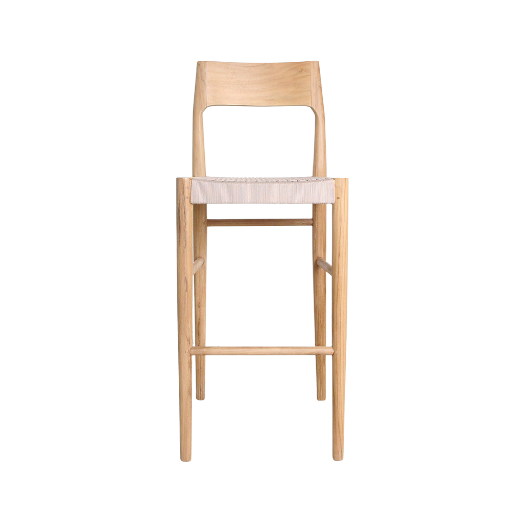 Freya teakhouten barstoel outdoor