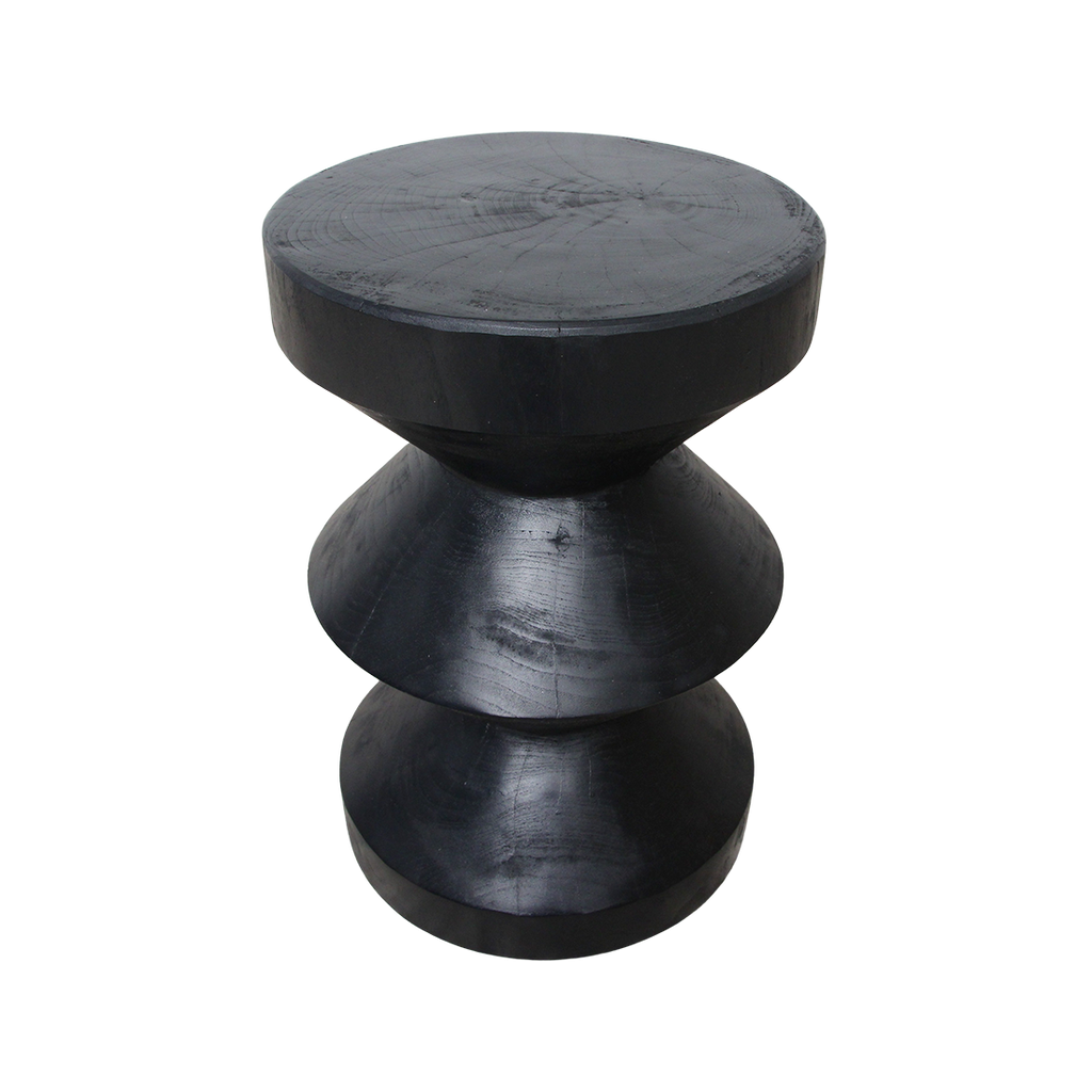 Forma Rizo black teak side table