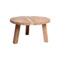 Farmwood ronde salontafel - FSC-gerecycled hout - Ø70x38 cm