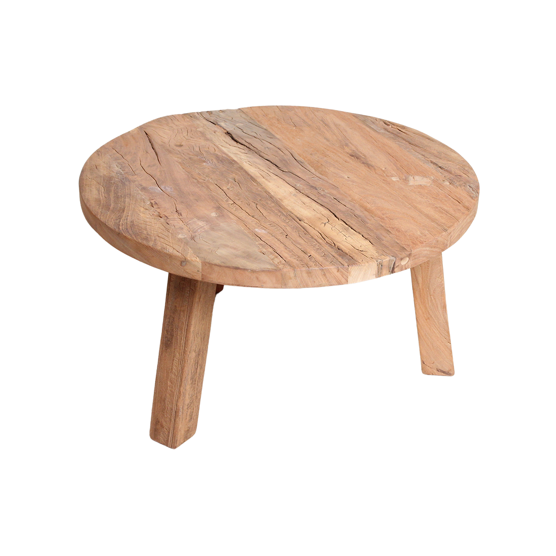 Farmwood ronde salontafel - FSC-gerecycled hout - Ø70x38 cm