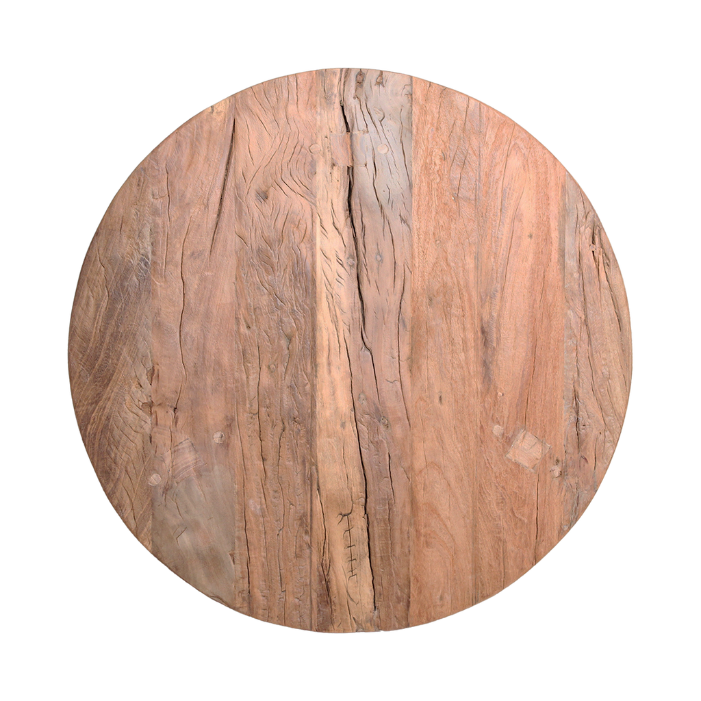Farmwood ronde salontafel - FSC-gerecycled hout - Ø70x38 cm