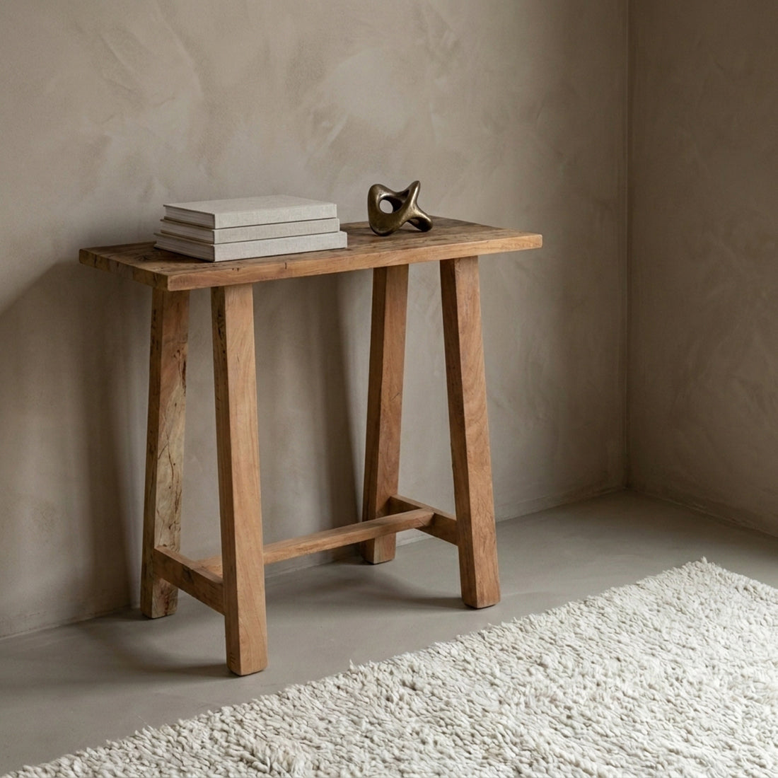 Farmwood wandtafel/sidetable - FSC-gerecycled hout