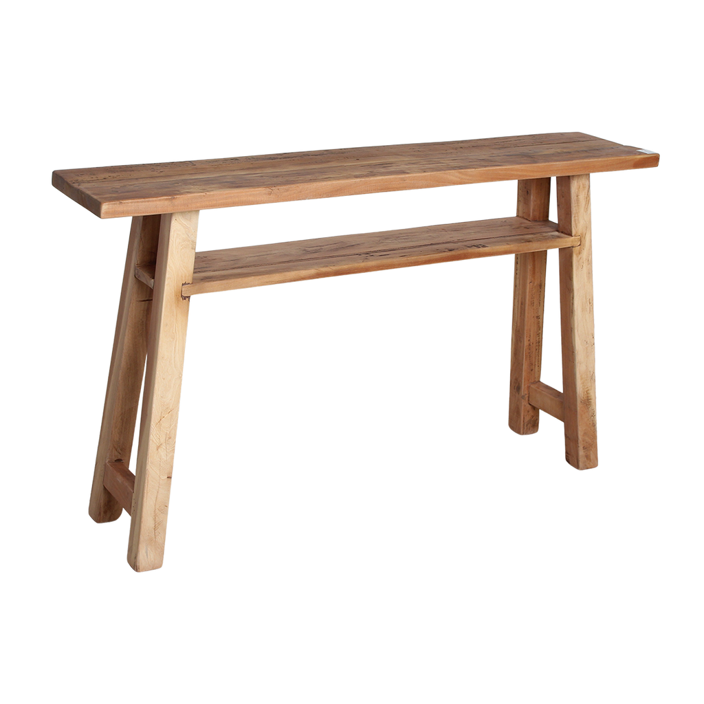 Farmwood wandtafel/sidetable large - FSC-gerecycled hout