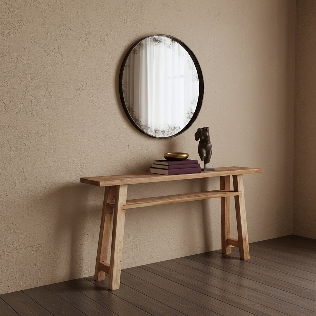 Farmwood wandtafel/sidetable large - FSC-gerecycled hout