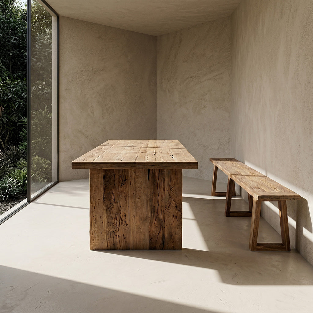 Farmwood Waterfall eettafel - FSC-gerecycled hout - 240 cm