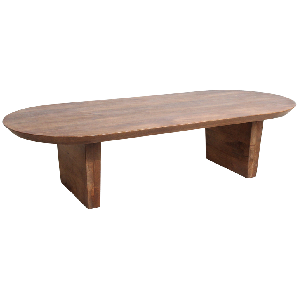 Bullnose salontafel bruin - mangohout