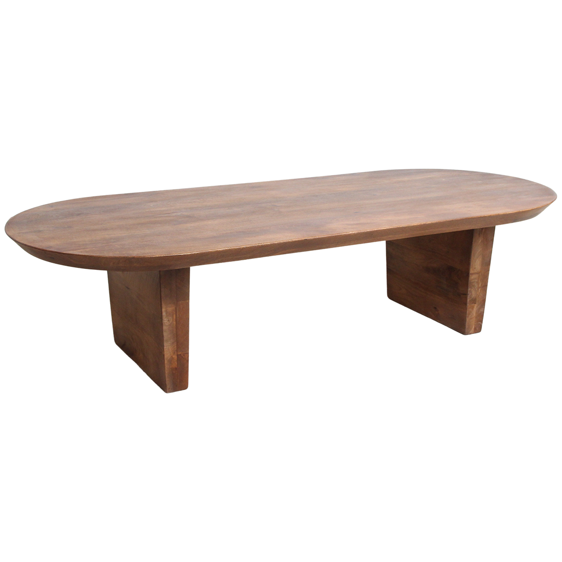 Bullnose salontafel bruin - mangohout