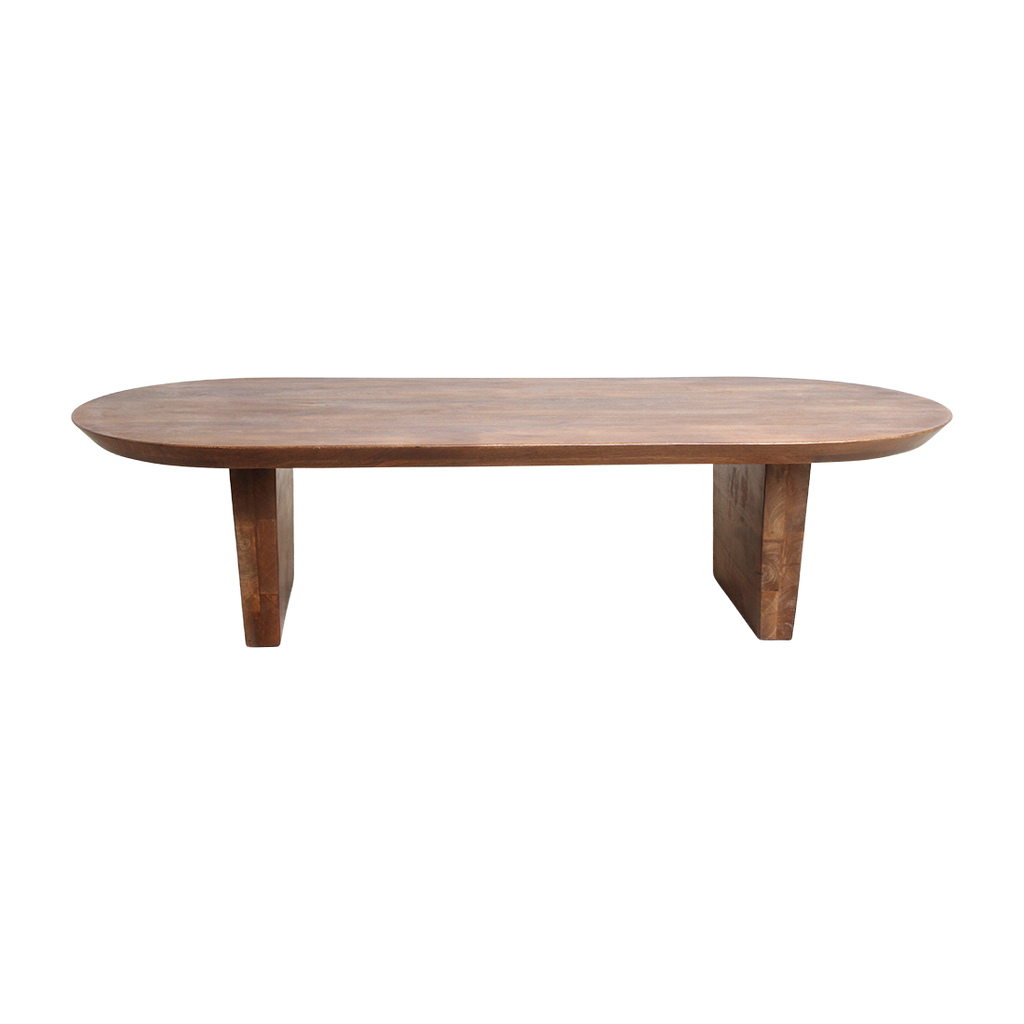 Bullnose salontafel bruin - mangohout