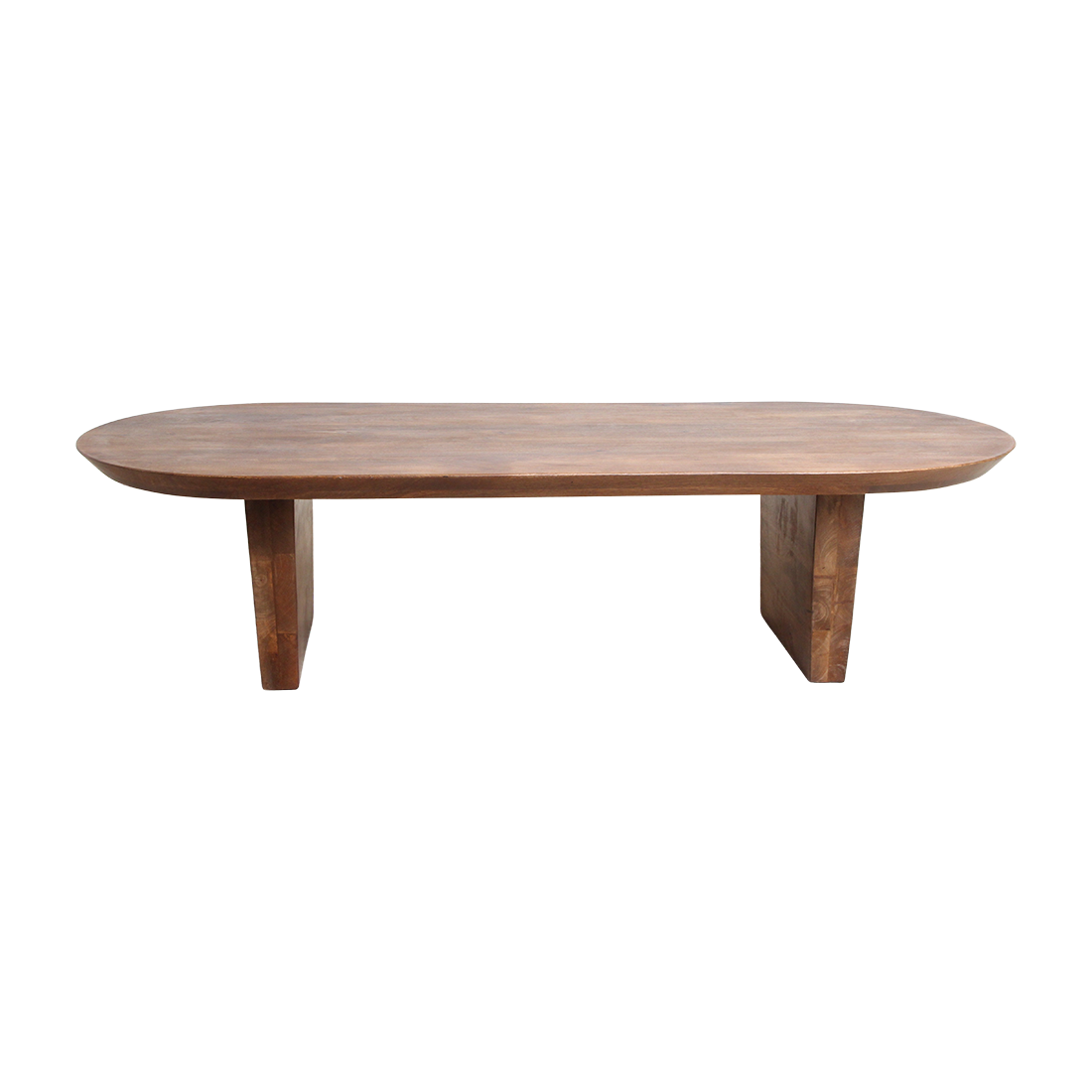 Bullnose salontafel bruin - mangohout