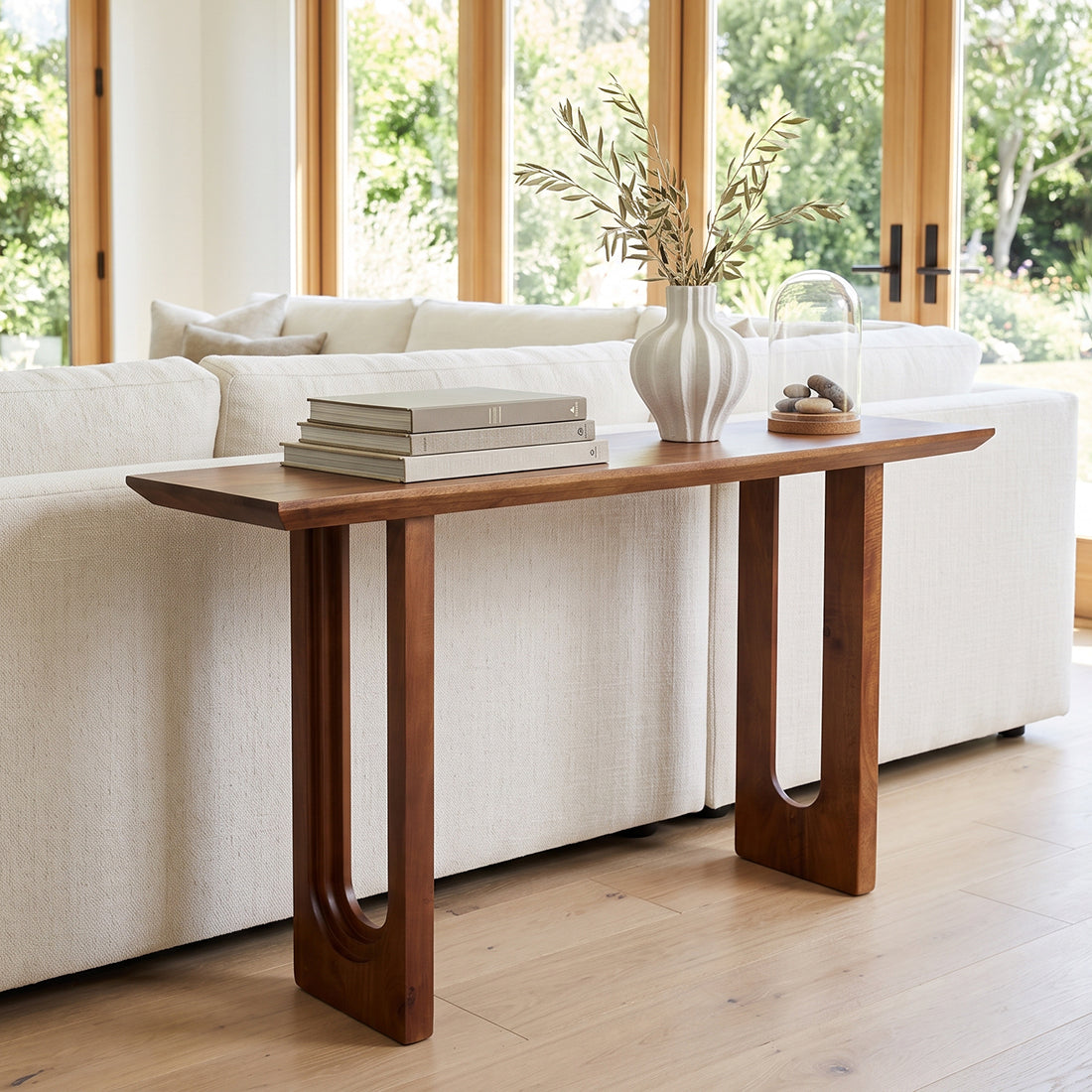 Bullnose Chamfered mangohouten wandtafel