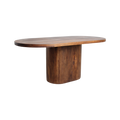 Bullnose Oblong mangohouten eettafel ovaal - 180 cm