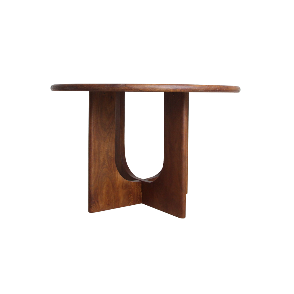 Bullnose Coliseo ronde mangohouten eettafel - Ø 120 cm