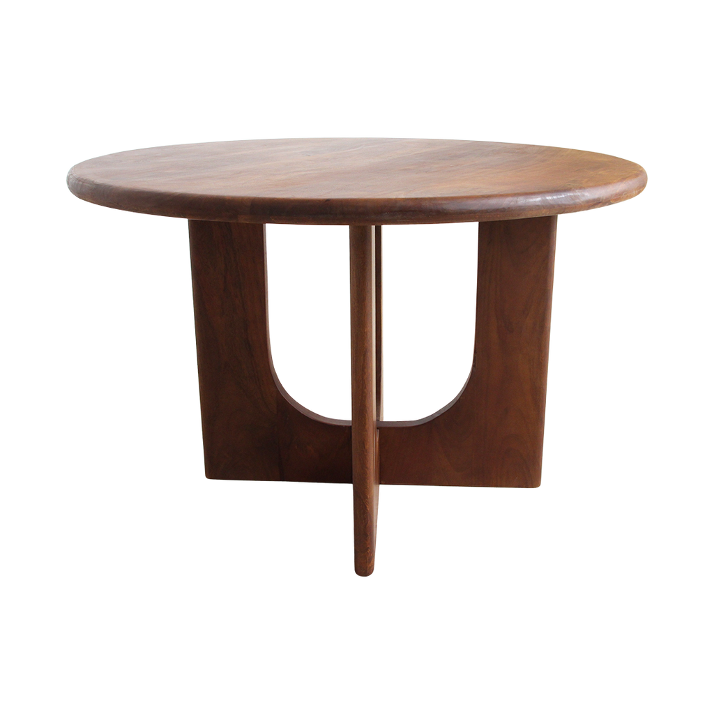 Bullnose Coliseo ronde mangohouten eettafel - Ø 120 cm