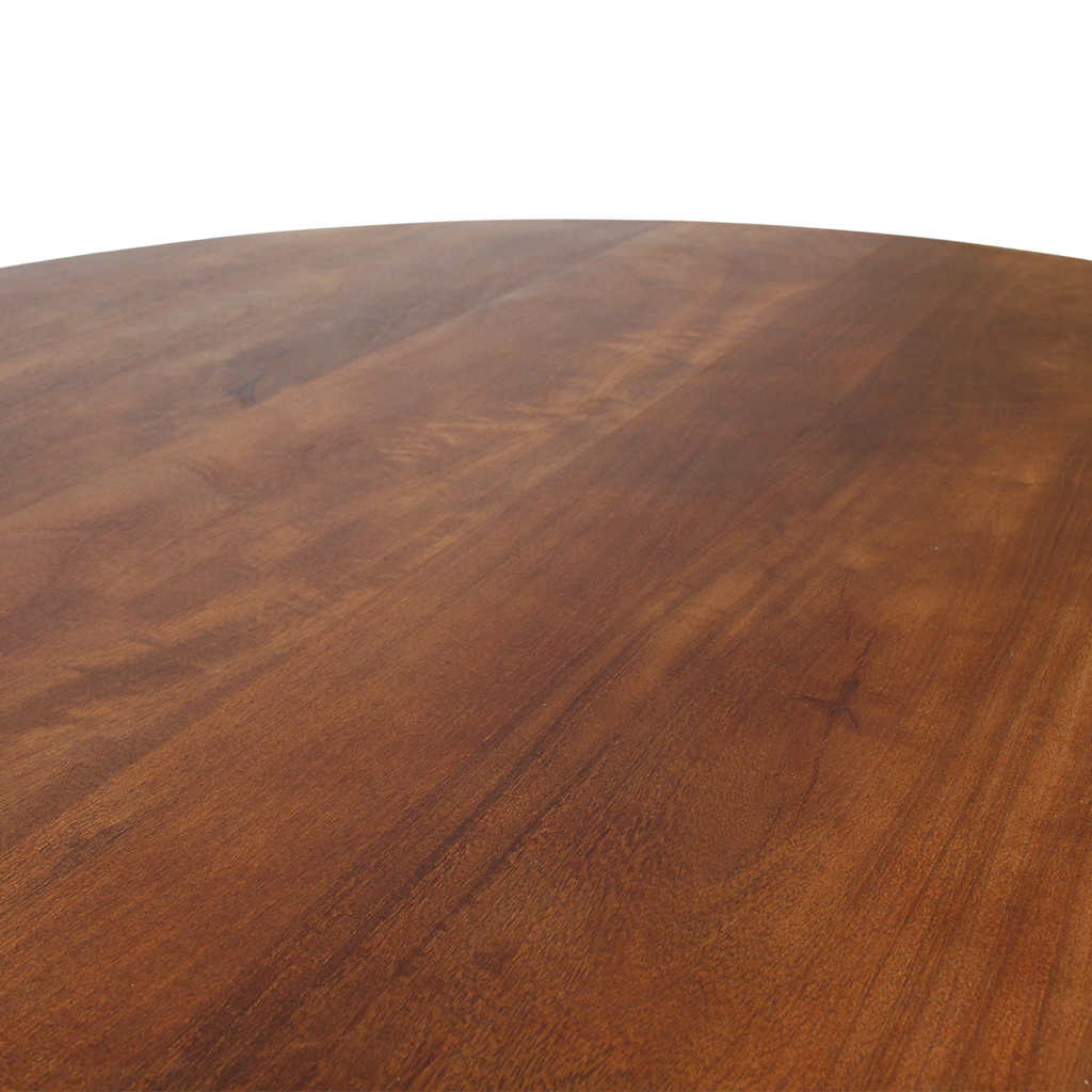 Bullnose Coliseo ronde mangohouten eettafel - Ø 120 cm