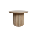 Bullnose side table reversed natural Ø 55 cm