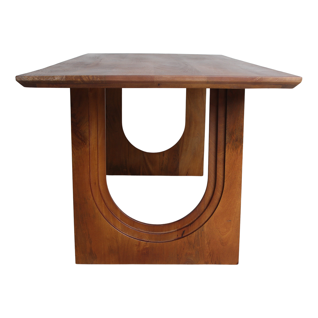 Bullnose Chamfered Arch mangohouten eettafel  - 180 cm