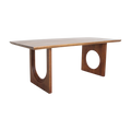 Bullnose Chamfered Mix mangohouten eettafel  - 180 cm