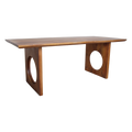 Bullnose Chamfered Loop mangohouten eettafel  - 200 cm