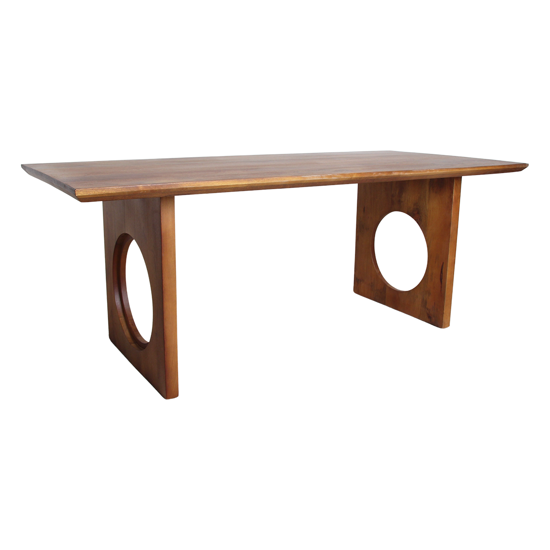 Bullnose Chamfered Loop mangohouten eettafel  - 200 cm