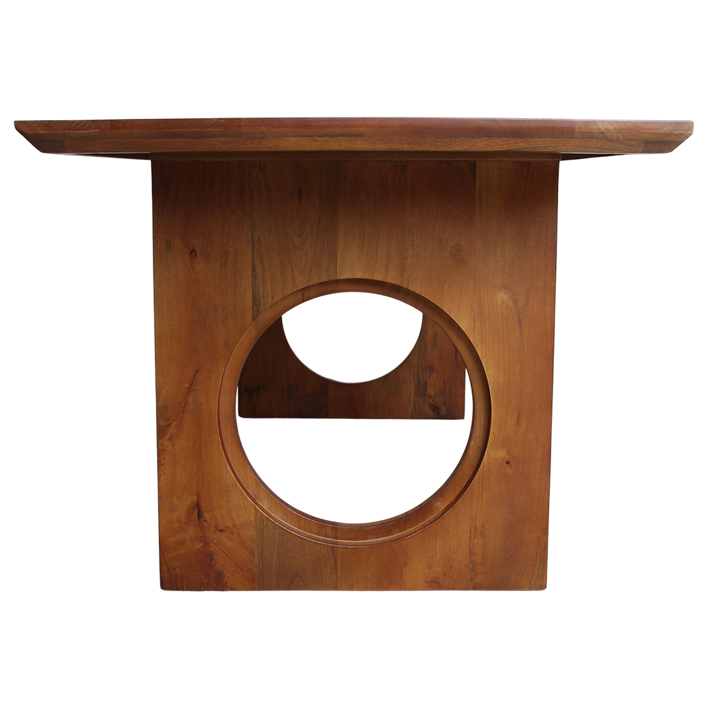 Bullnose Chamfered Loop mangohouten eettafel  - 200 cm