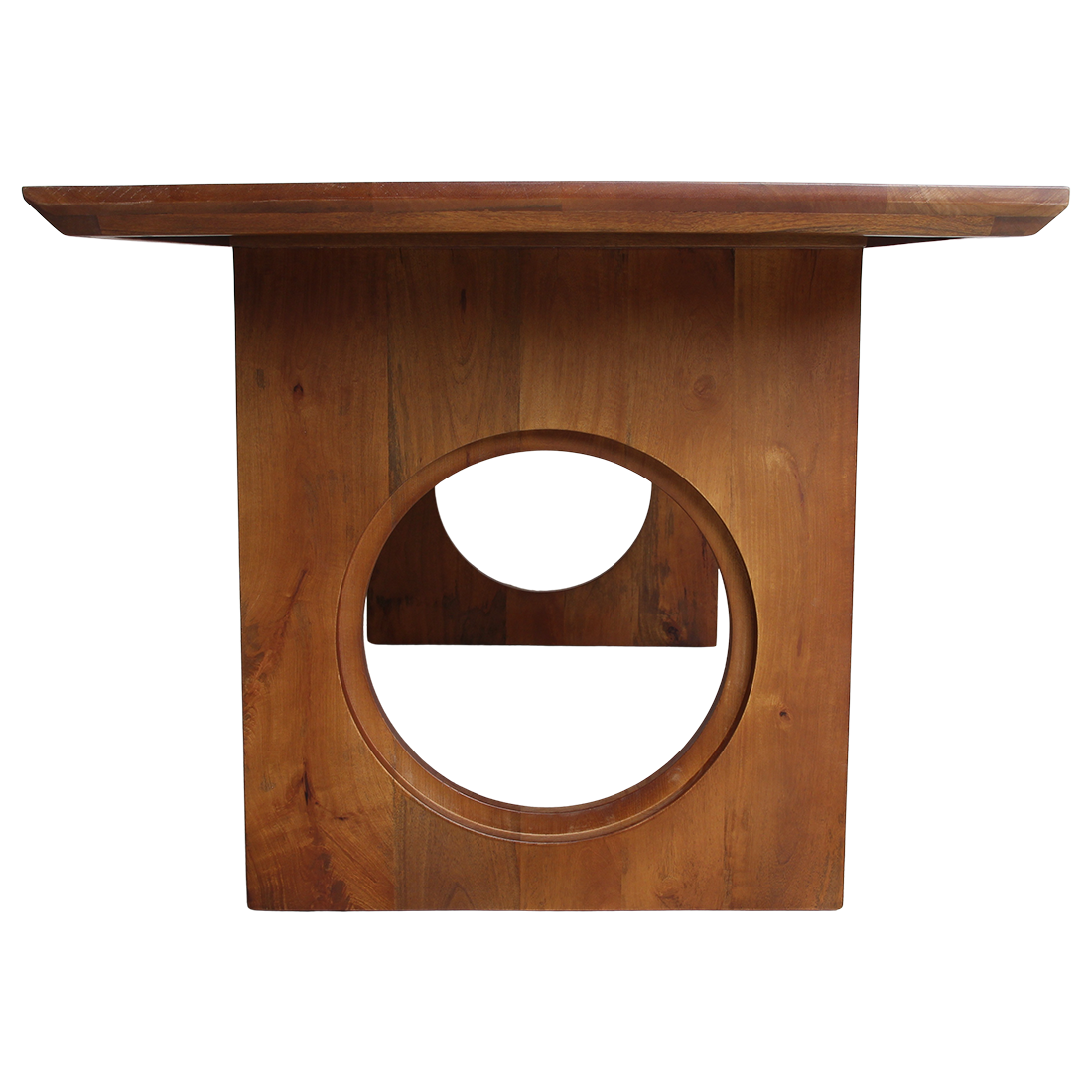 Bullnose Chamfered Loop mangohouten eettafel  - 200 cm
