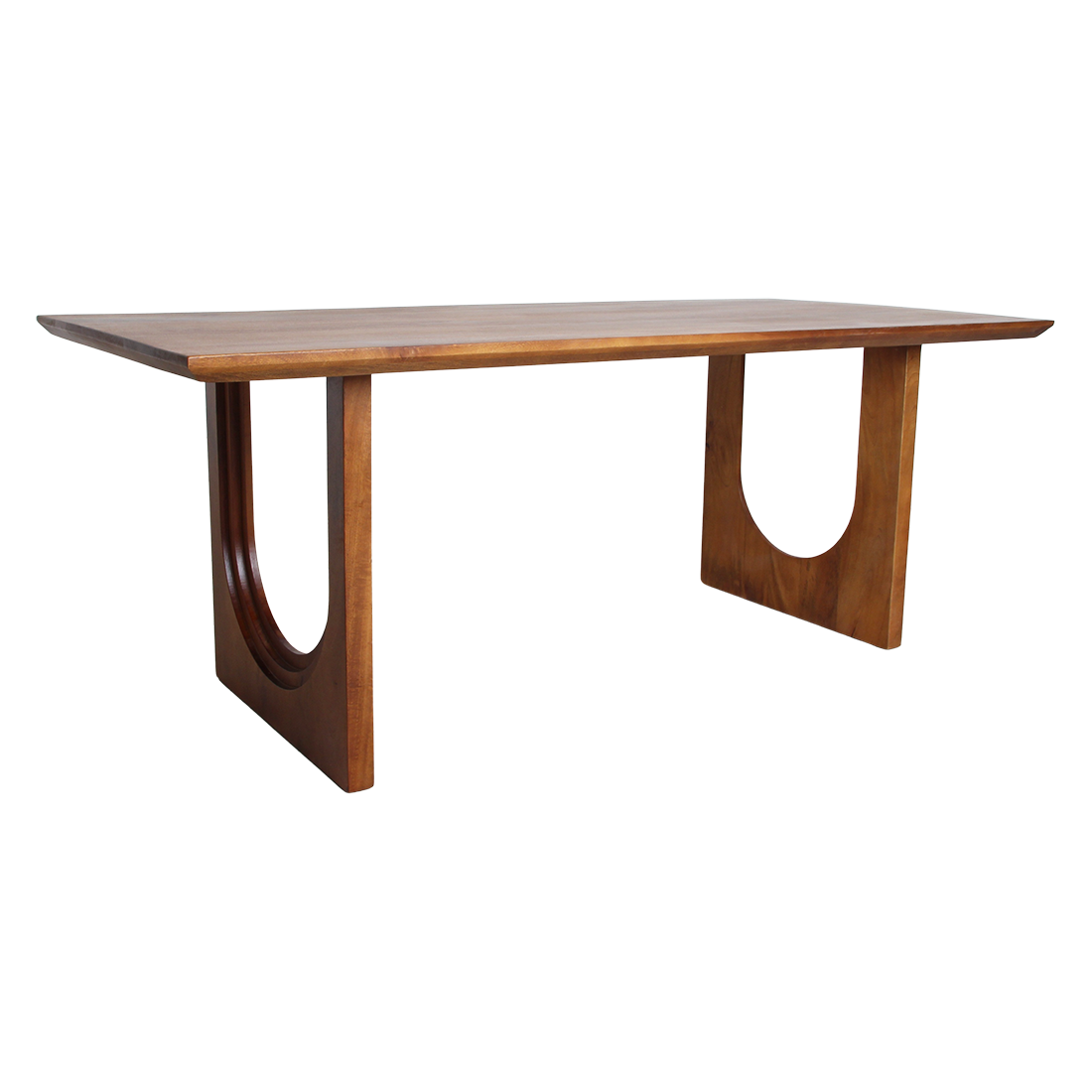 Bullnose Chamfered Arch mangohouten eettafel  - 240 cm