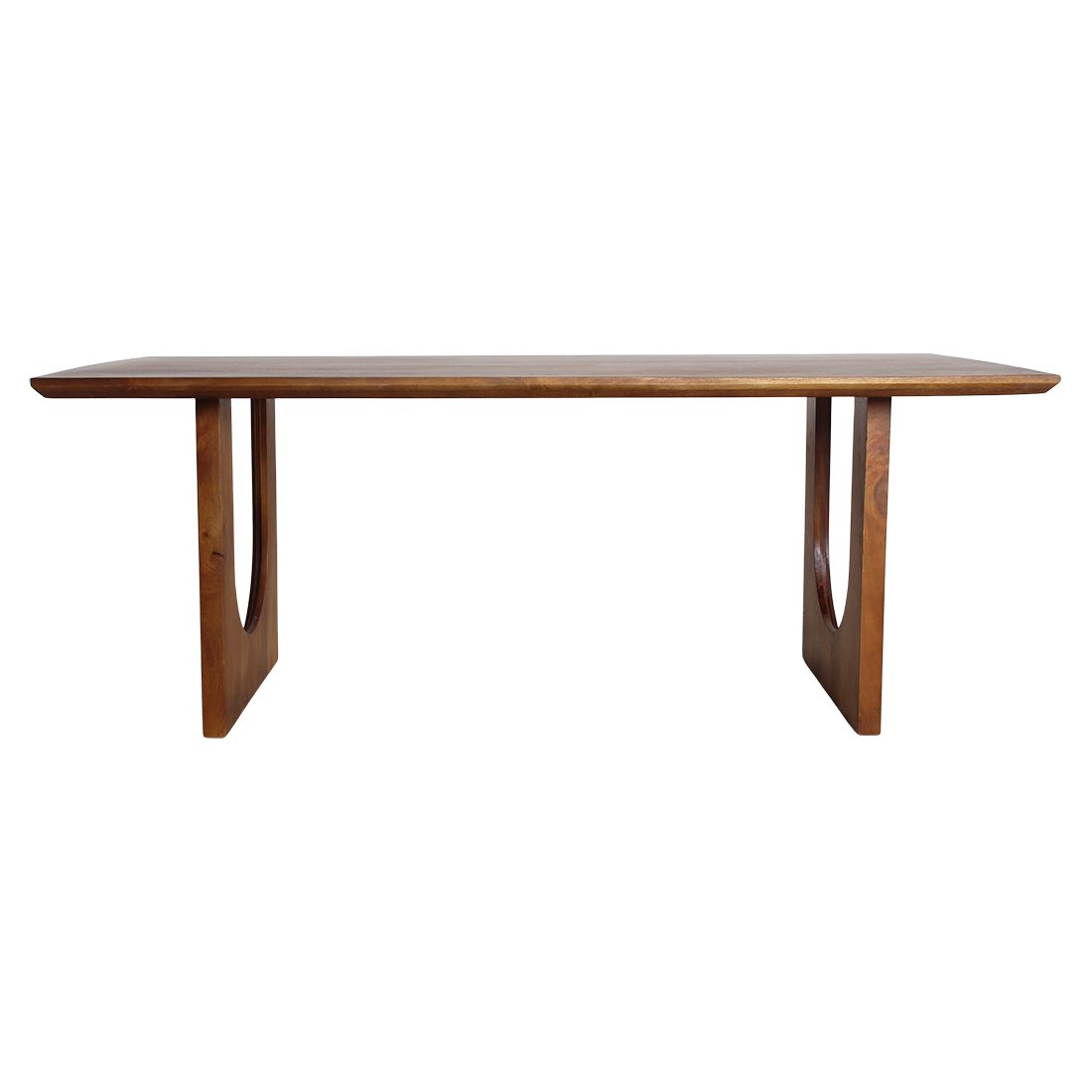 Bullnose Chamfered Arch mangohouten eettafel  - 240 cm