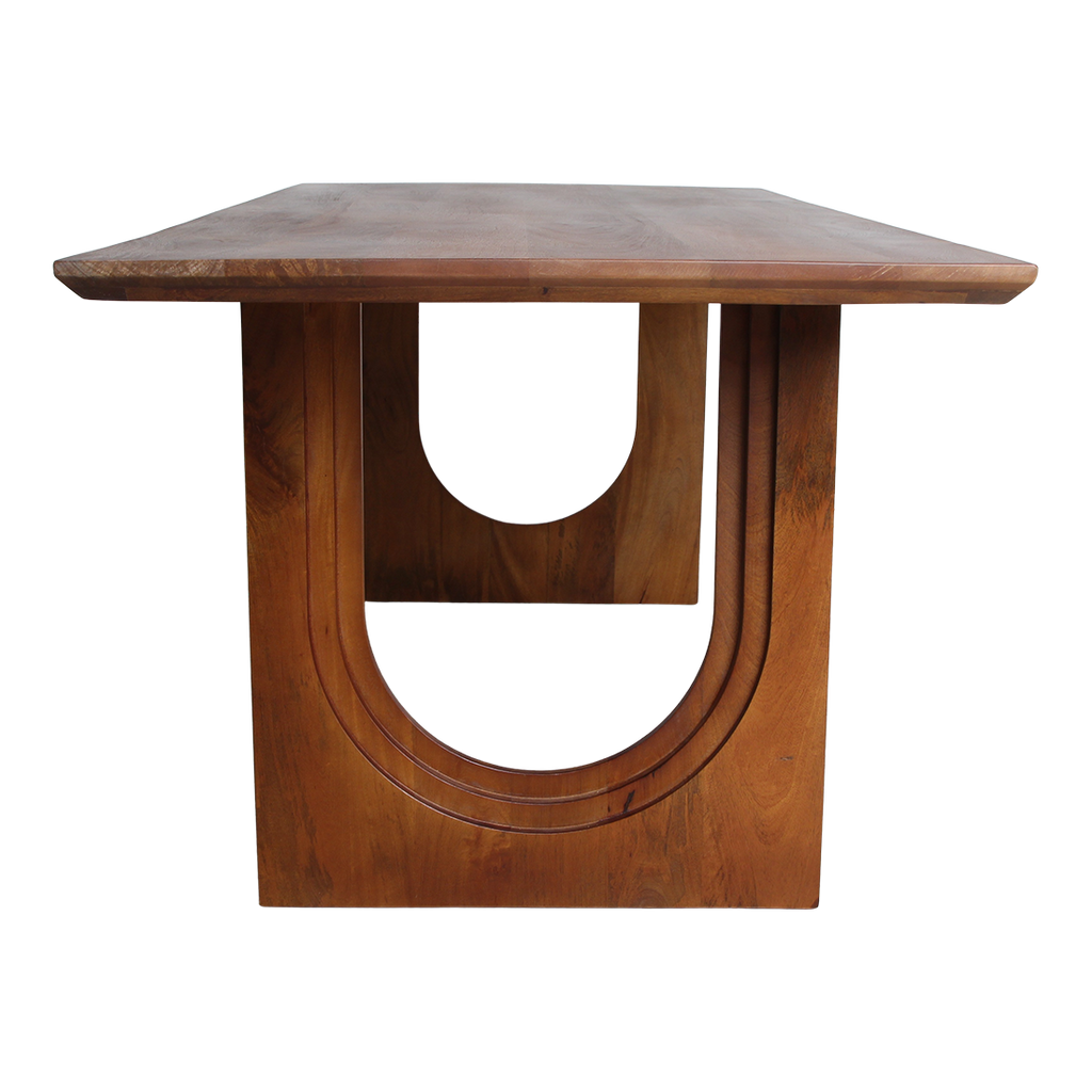 Bullnose Chamfered Arch mangohouten eettafel  - 240 cm