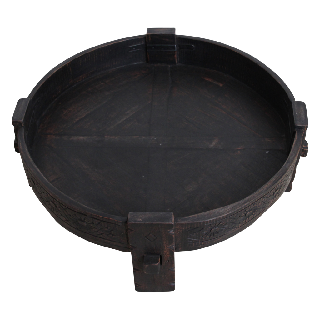 Chakki bijzettafel zwart - 73x73x25 cm